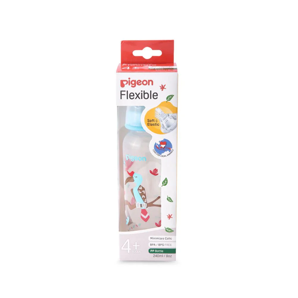 Pigeon Flexible Sn Feeder Pp Rp 240Ml Hornbill - Image 3