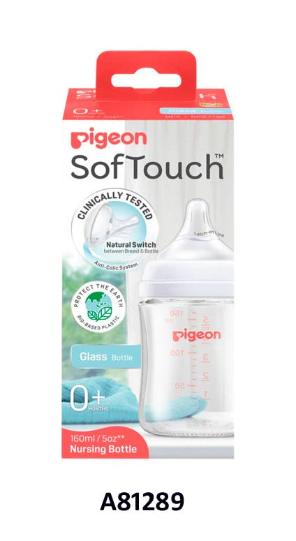 Pigeon Softouch Bpp Nursing Bottle 160Ml Logo
