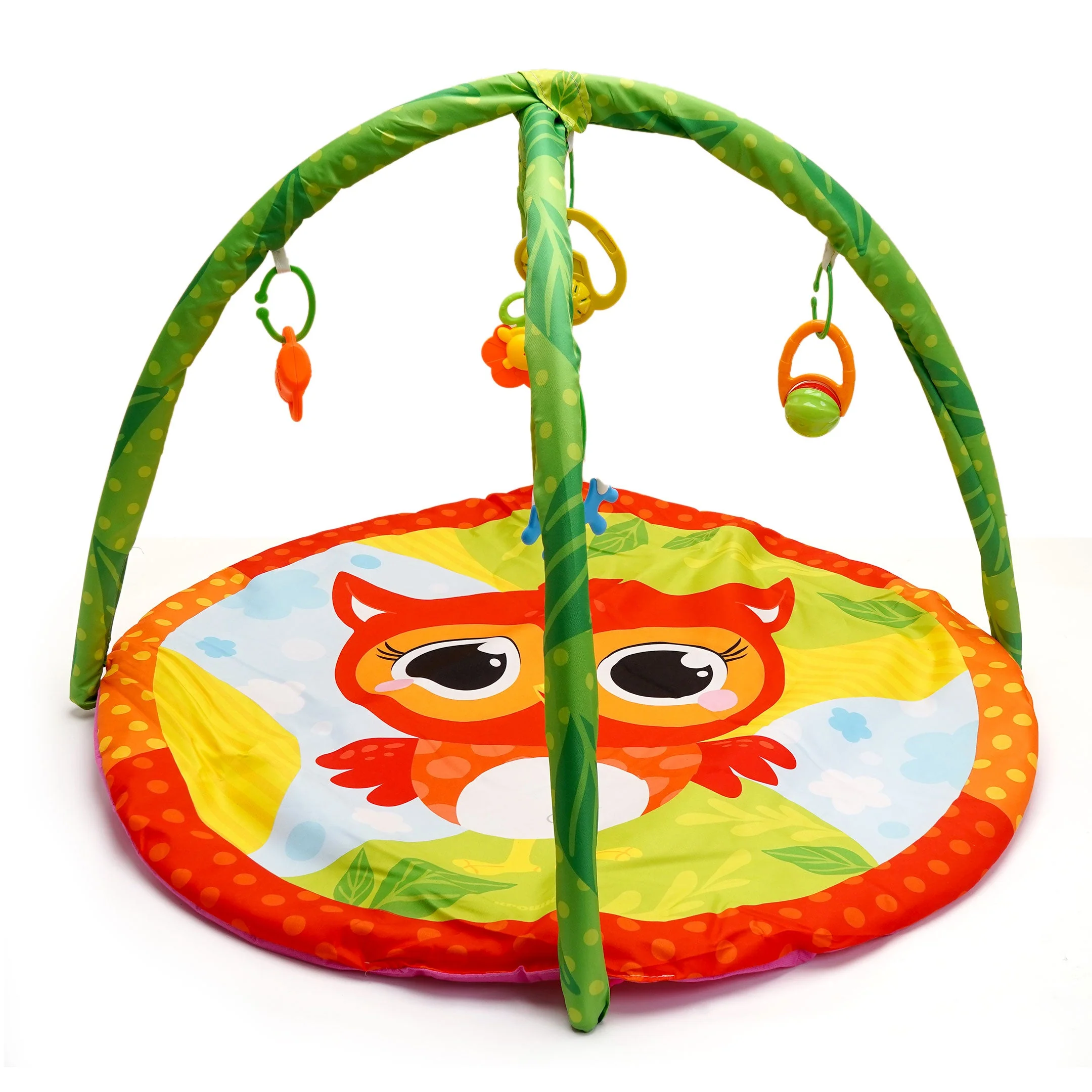 Play Gym Green Polka Dots Leaves - Sunshine