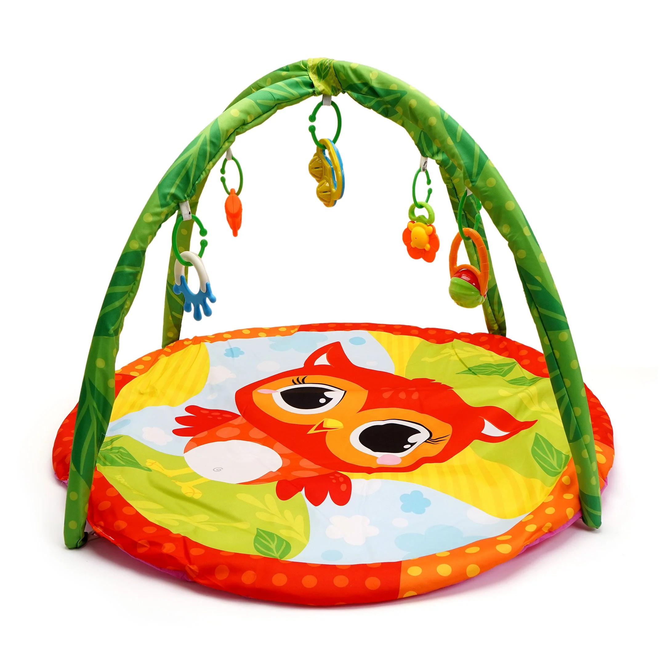 Play Gym Green Polka Dots Leaves - Sunshine - Image 2