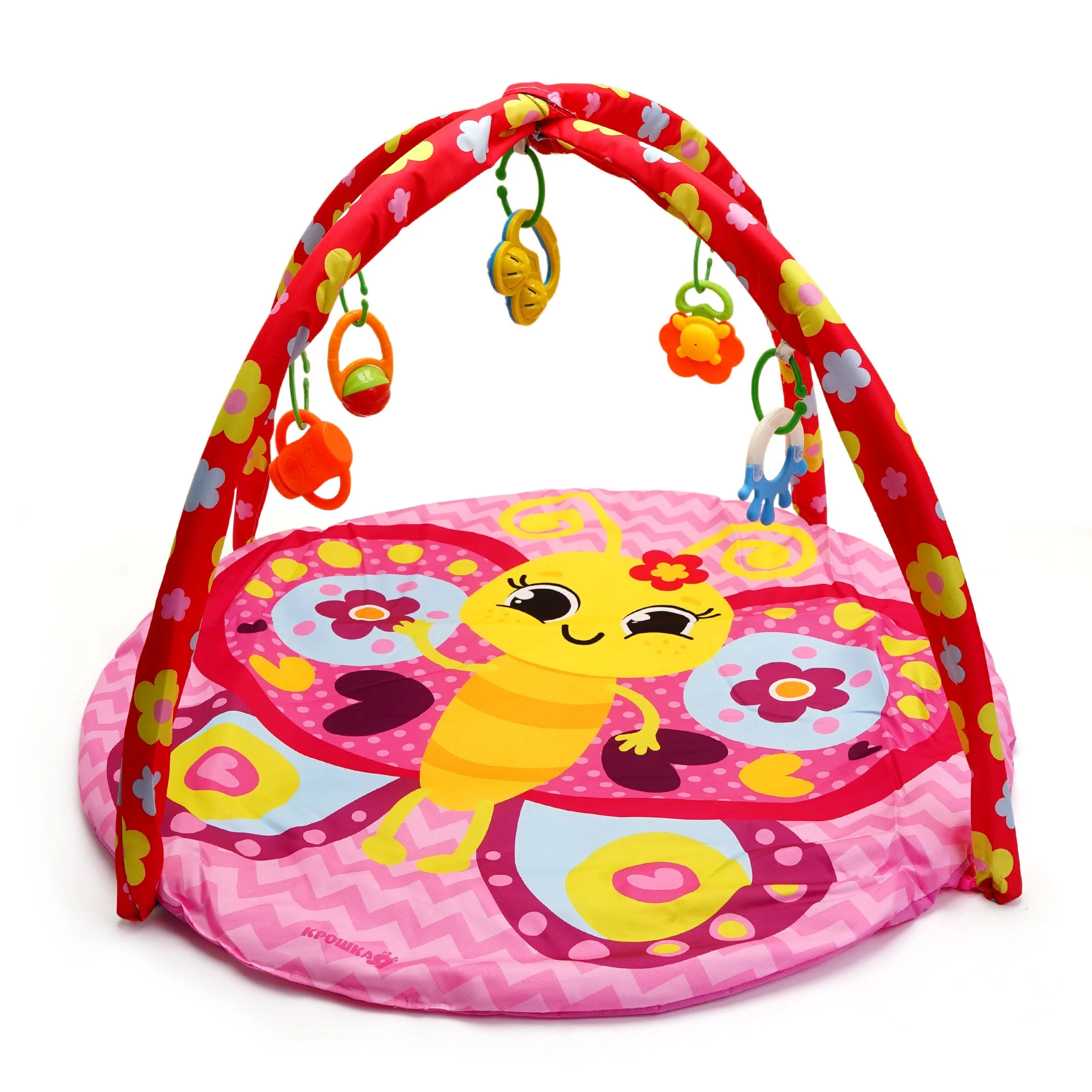 Play Gym Lamb Red Flowers - Sunshine