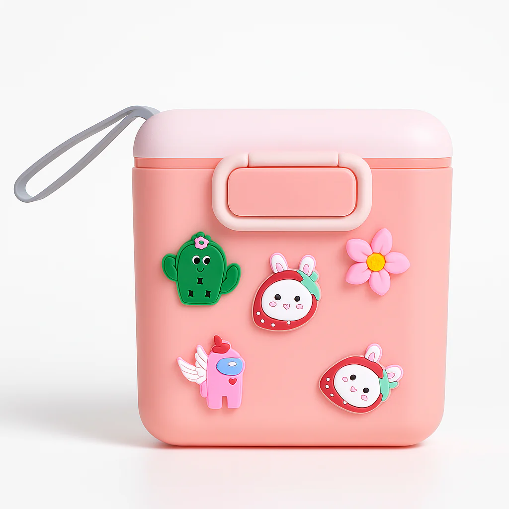 Portable Milk Container Pink - Sunshine