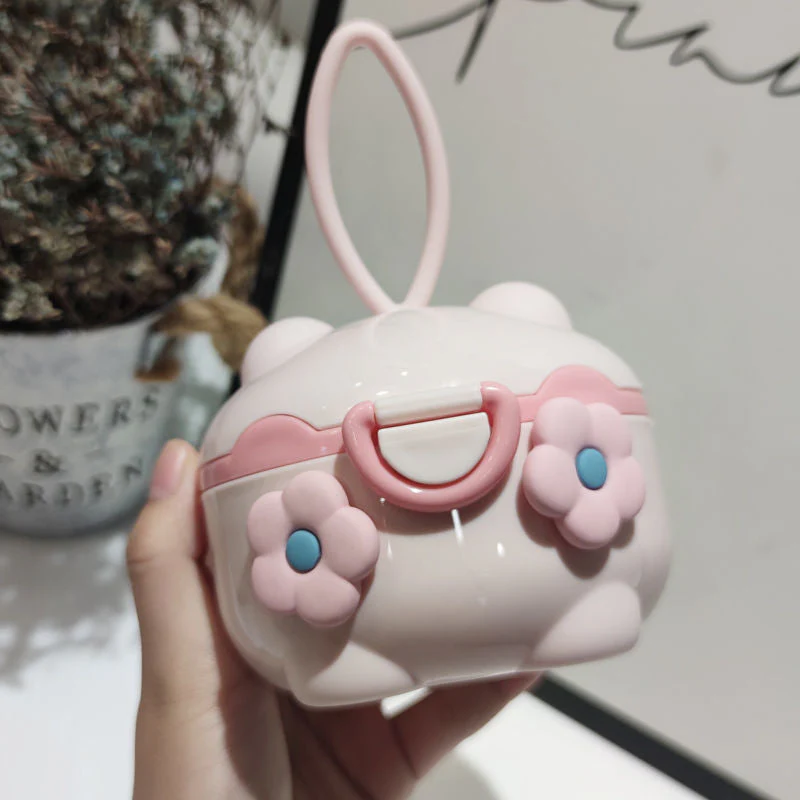 Portable Milk Container Small Peach - Sunshine