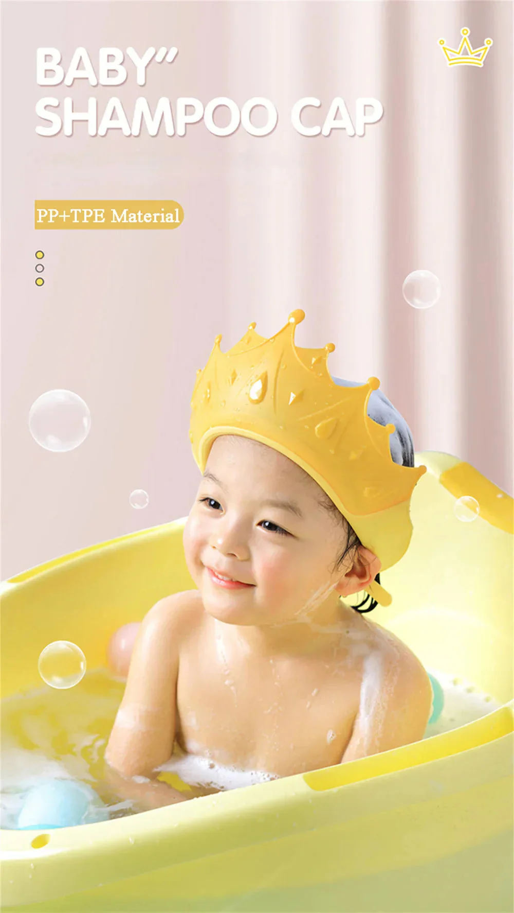 Shampoo Shield Crown Yellow - Sunshine - Image 2