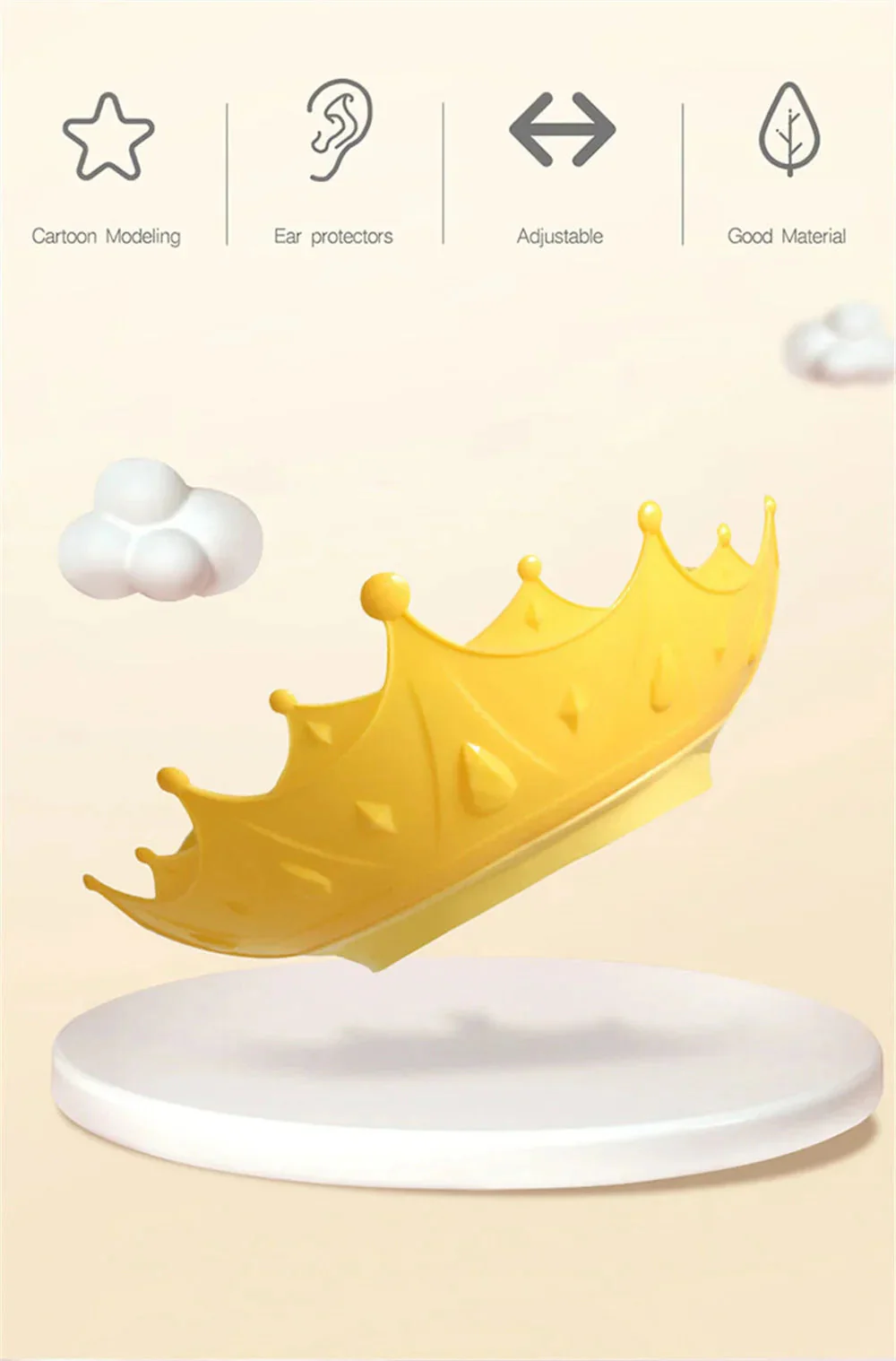 Shampoo Shield Crown Yellow - Sunshine - Image 5
