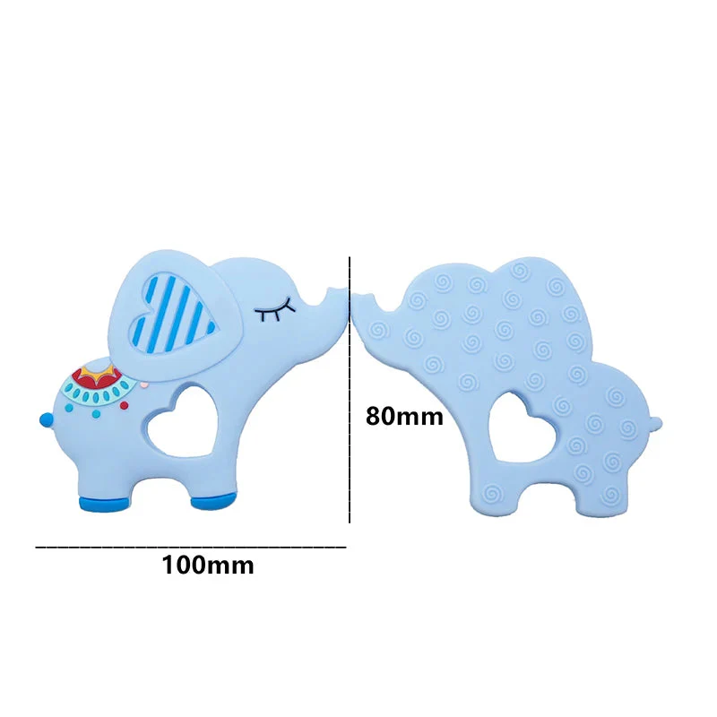 Silicon Baby Teether Elephant Grey - Sunshine - Image 2