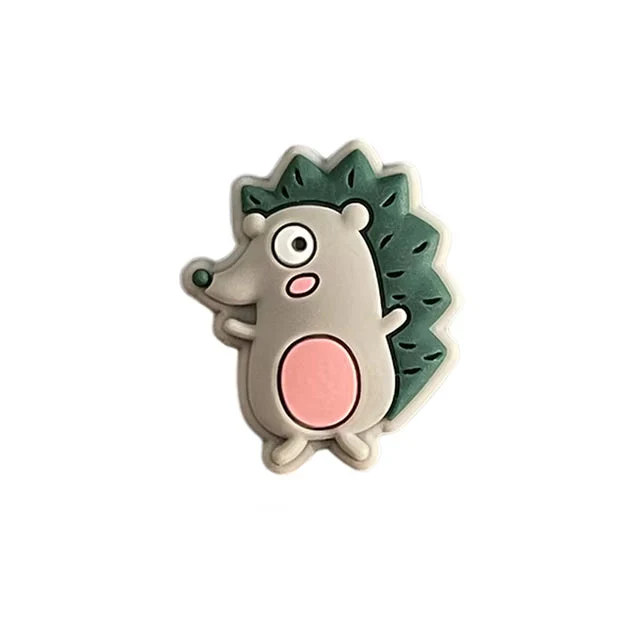 Silicon Baby Teether Hedgehog Grey - Sunshine