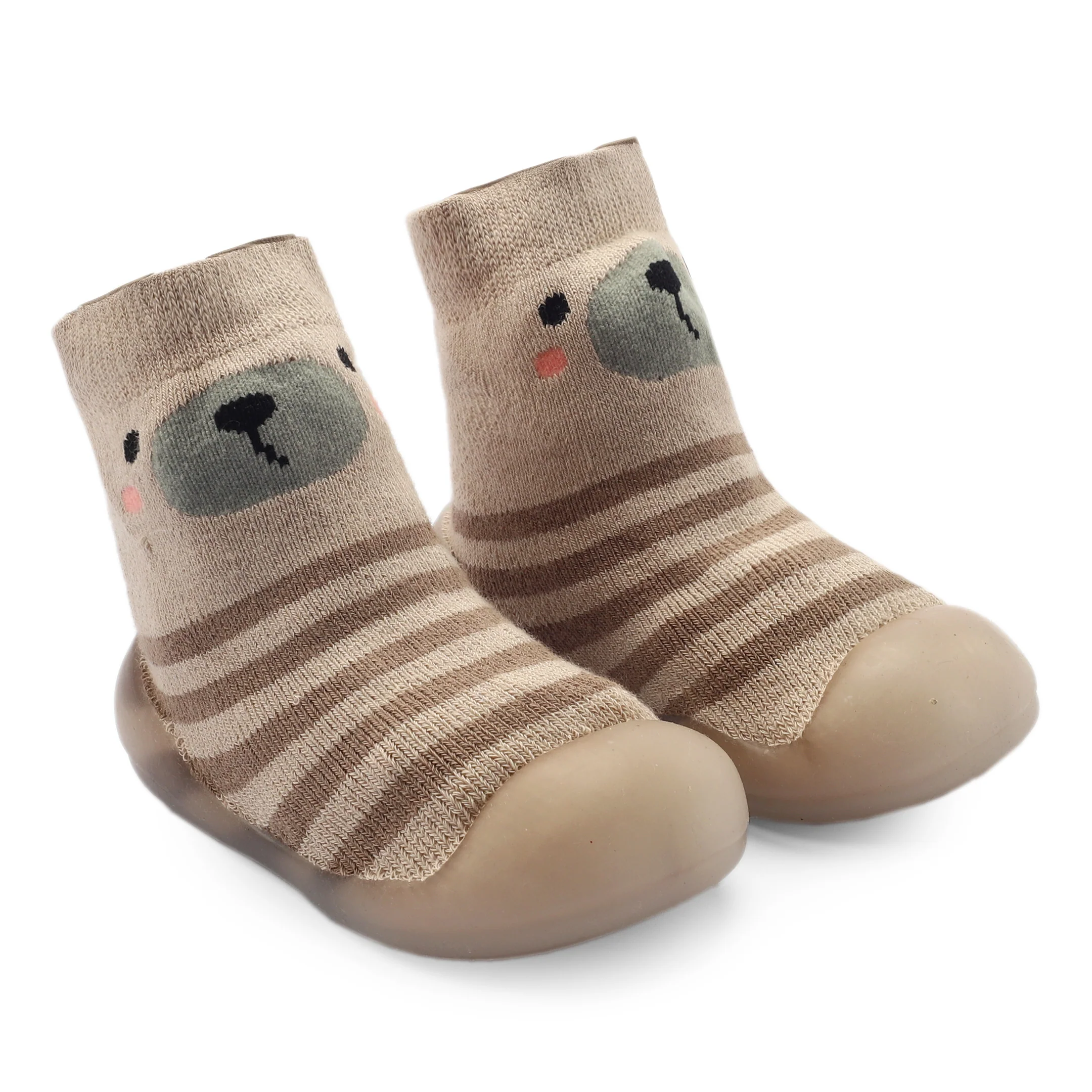 Skidders Baby Grip Shoes Panda Beige