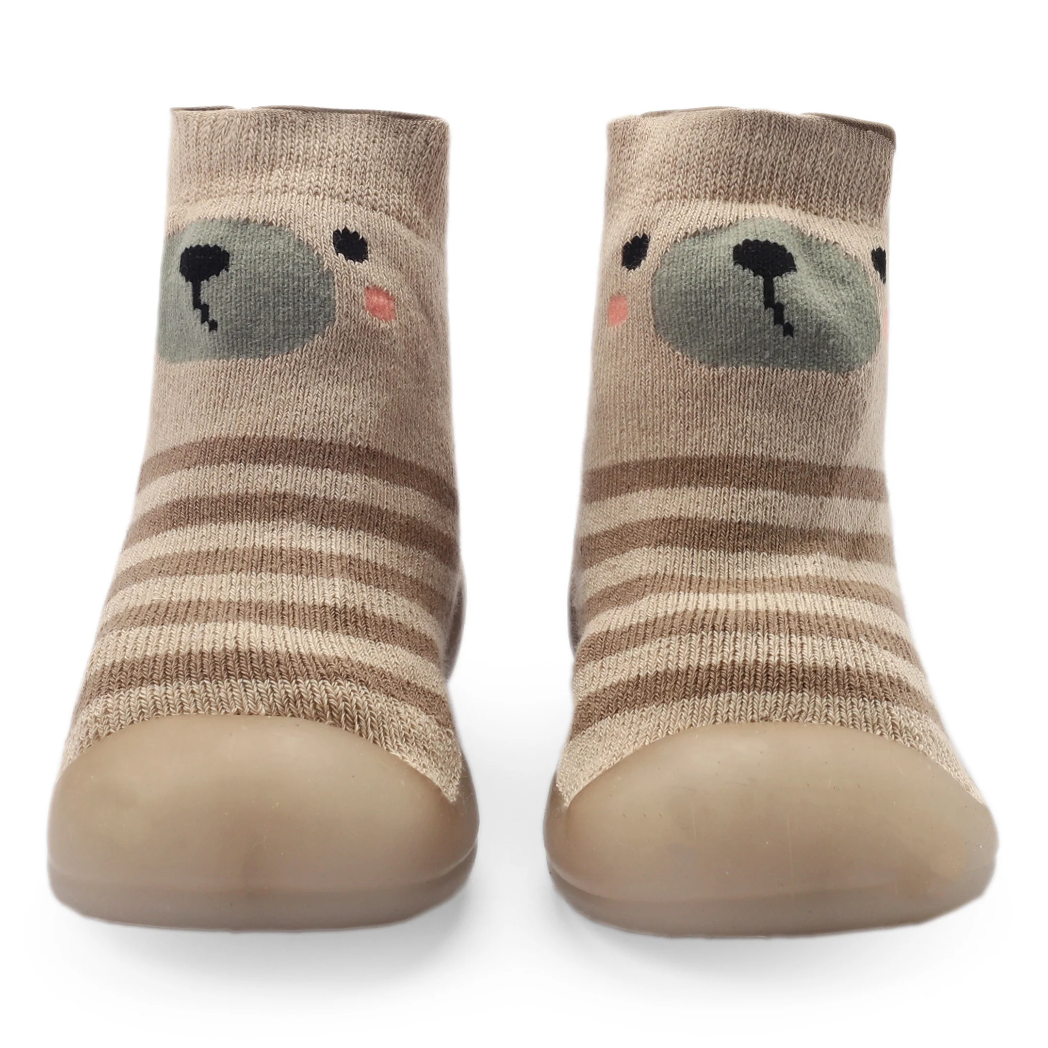 Skidders Baby Grip Shoes Panda Beige - Image 3
