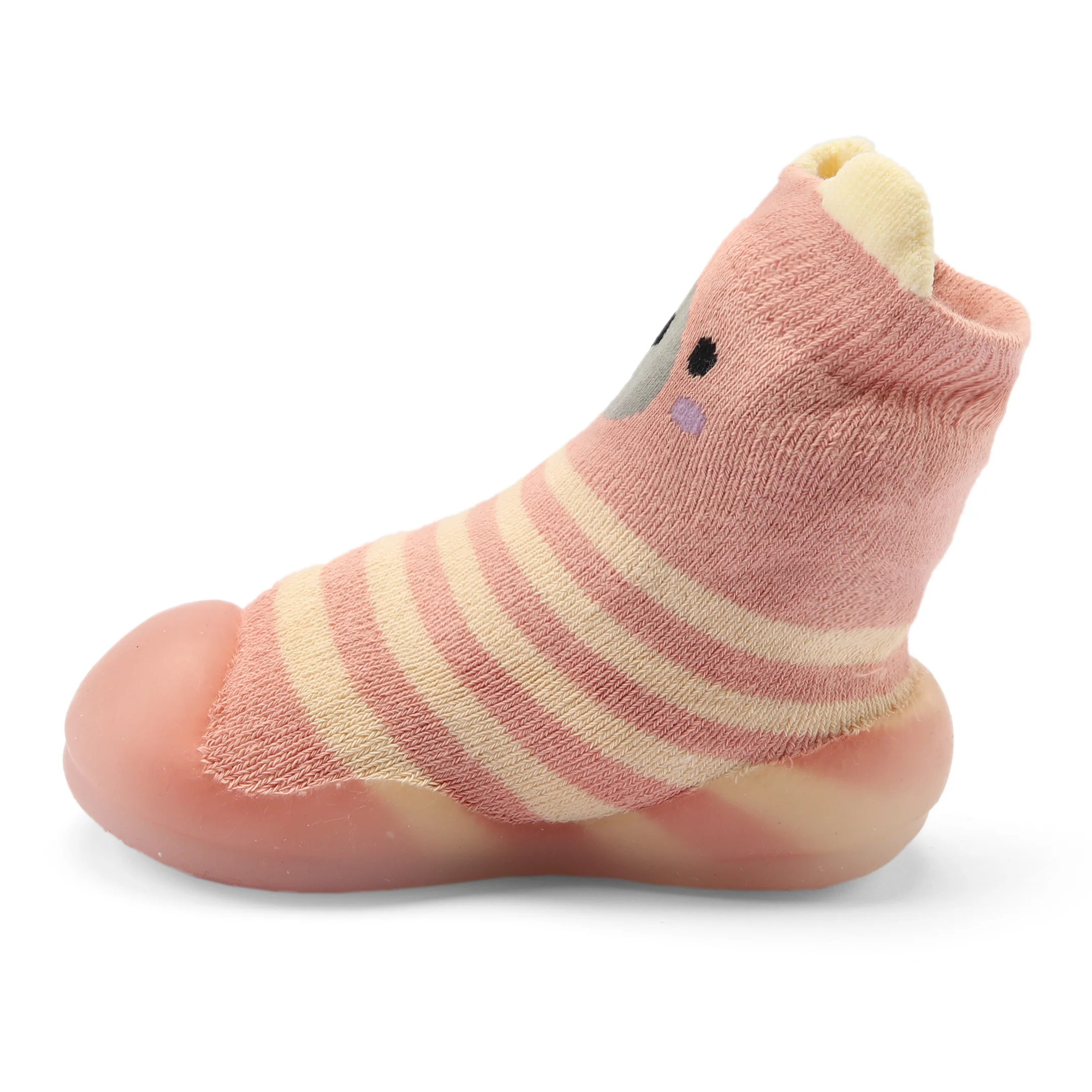 Skidders Baby Grip Shoes Panda Pink - Image 4
