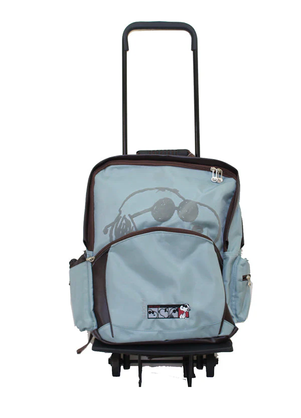 Snoopy Retro-Removable Trolley Backpack