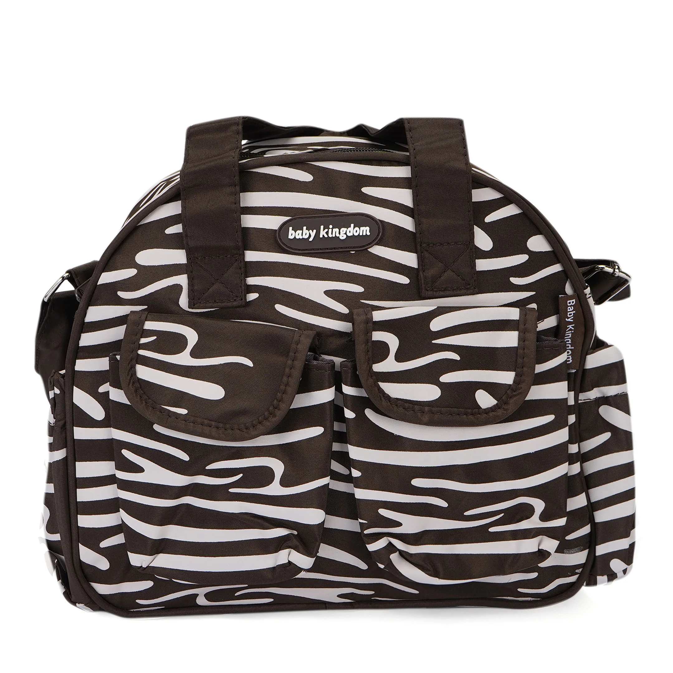 Baby Diaper Bag 4Pcs Stripes Brown - Sunshine - Image 3