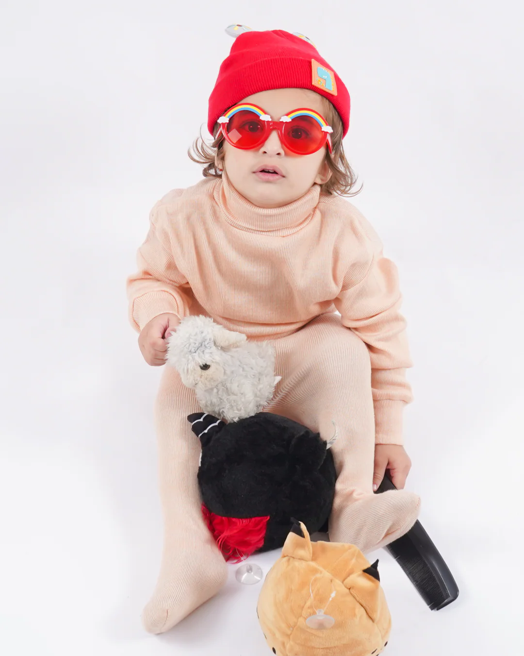 SY Kids Mock Neck Beige - Sunshine - Image 5