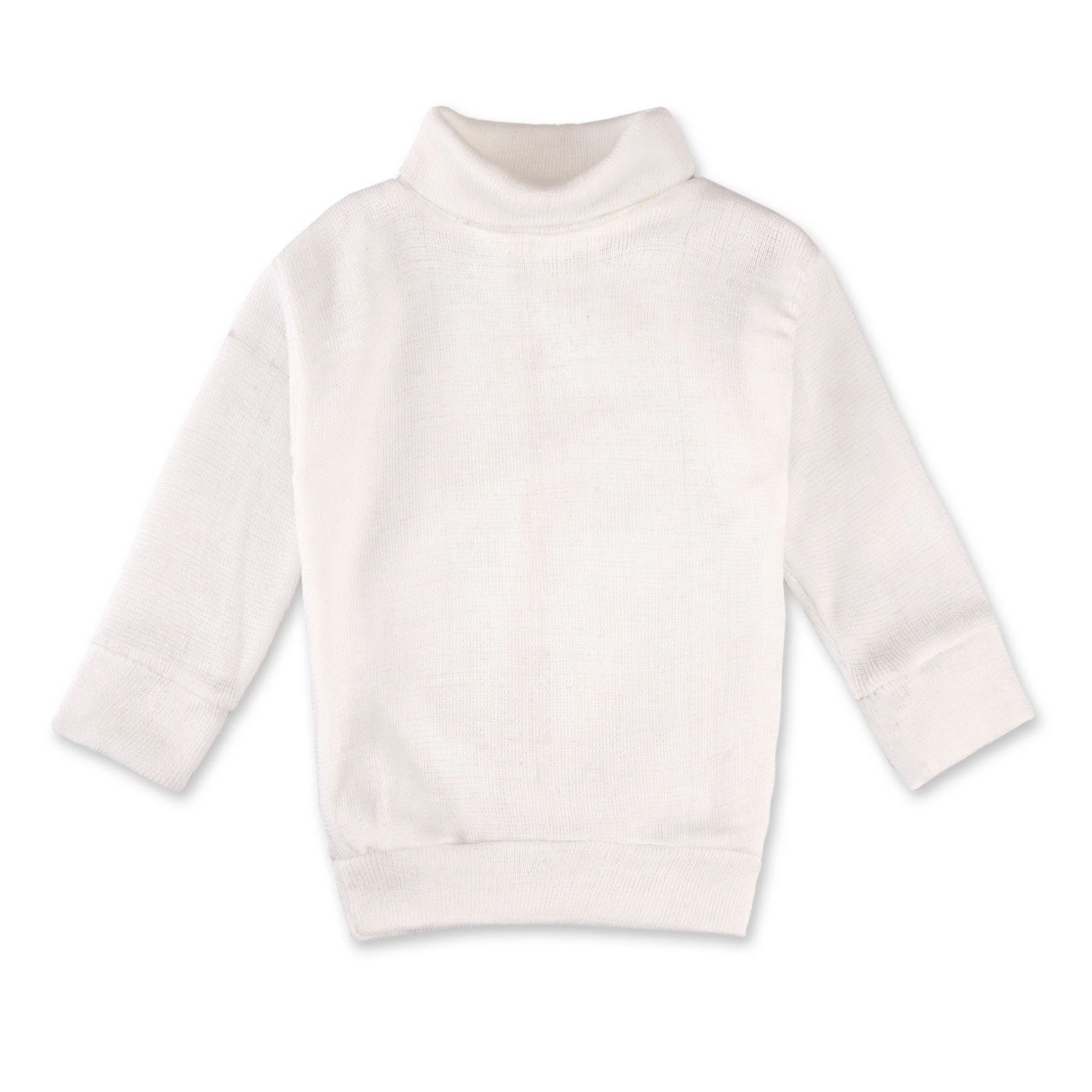 Sy Kids Mock Neck White - Sunshine - Image 2