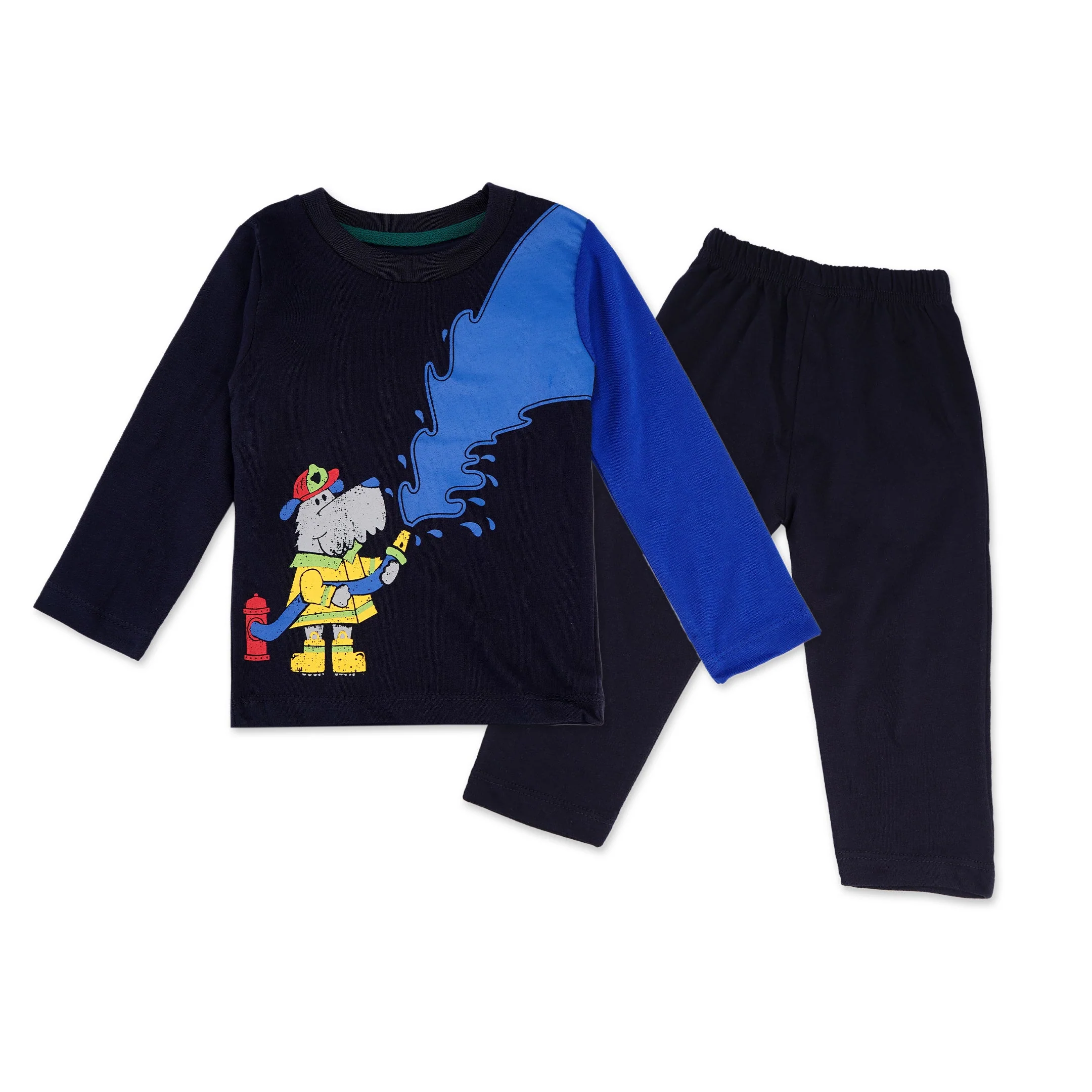 Pajama Set Firefighter Dog Navy Blue - Sunshine - Image 6
