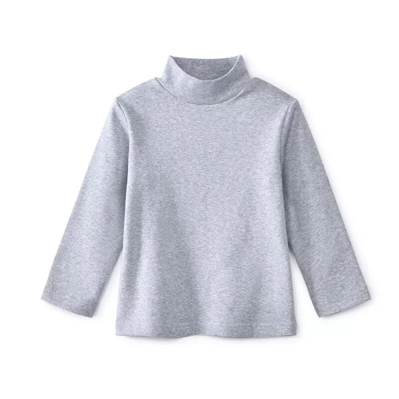 Sy Kids Mock Neck Grey - Sunshine - Image 4