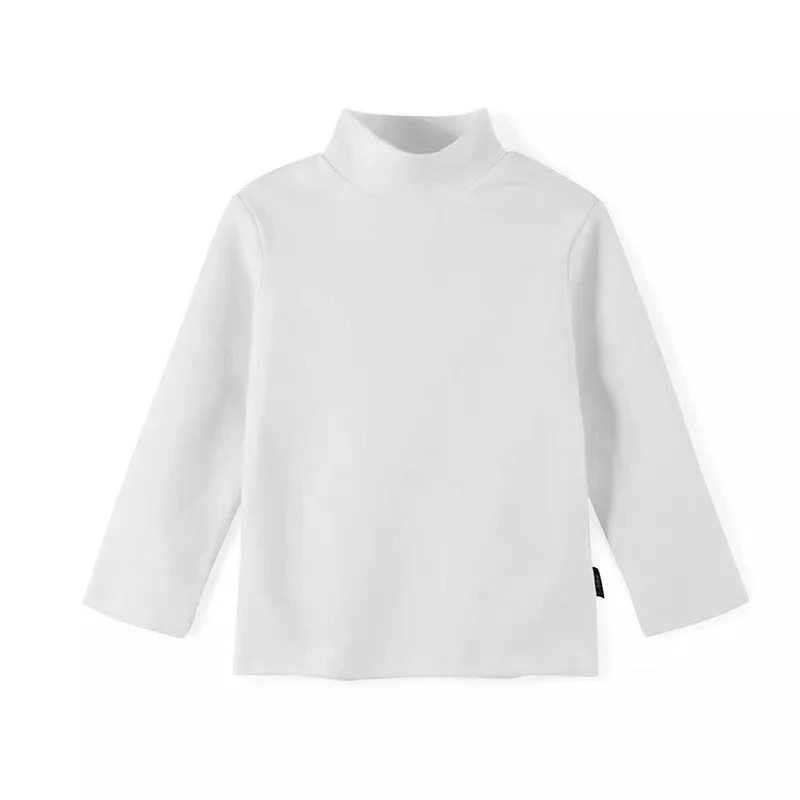 Sy Kids Mock Neck White - Sunshine - Image 2