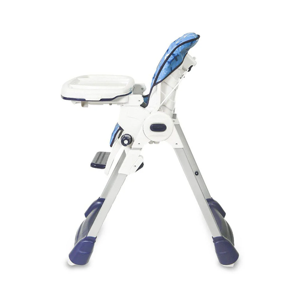 Tinnies Adjustable High Chair - Aeroplane Blue - Image 3