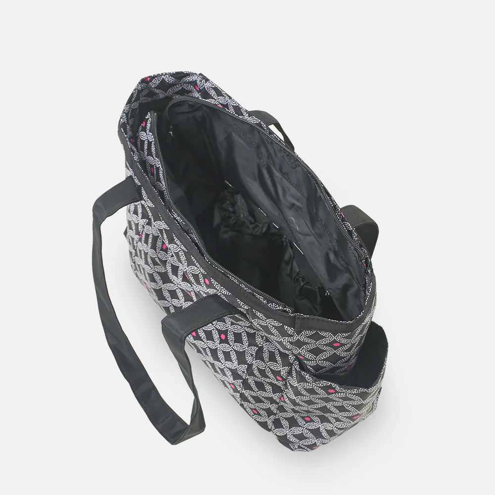 Tinnies Baby Diaper Bag Black Printed - Image 4