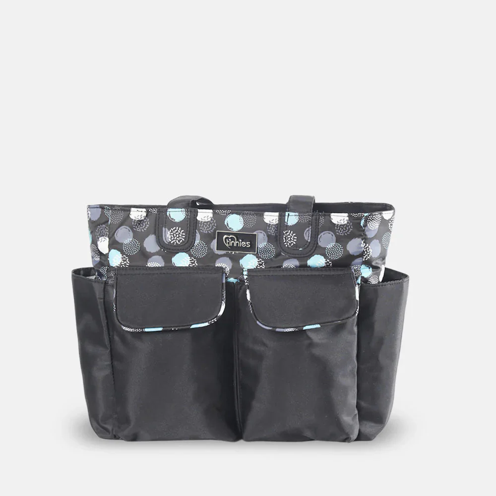 Tinnies Baby Diaper Bag Black - Image 2