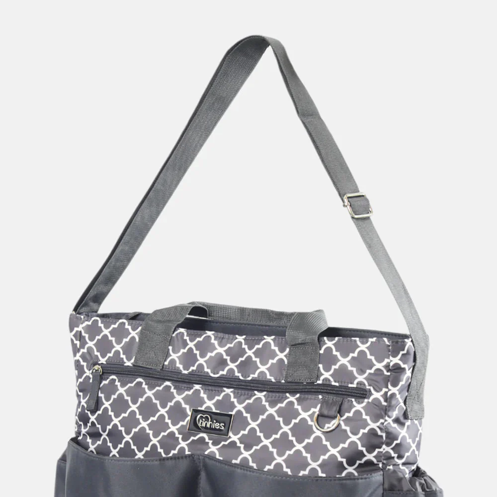 Tinnies Baby Diaper Bag Grey - Image 3