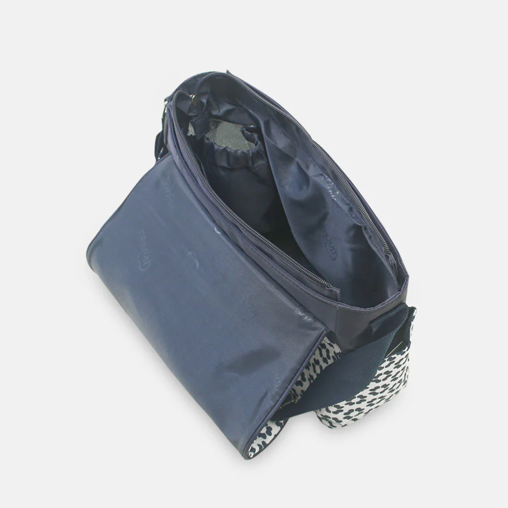 Tinnies Baby Diaper Bag Navy Floral - Image 3