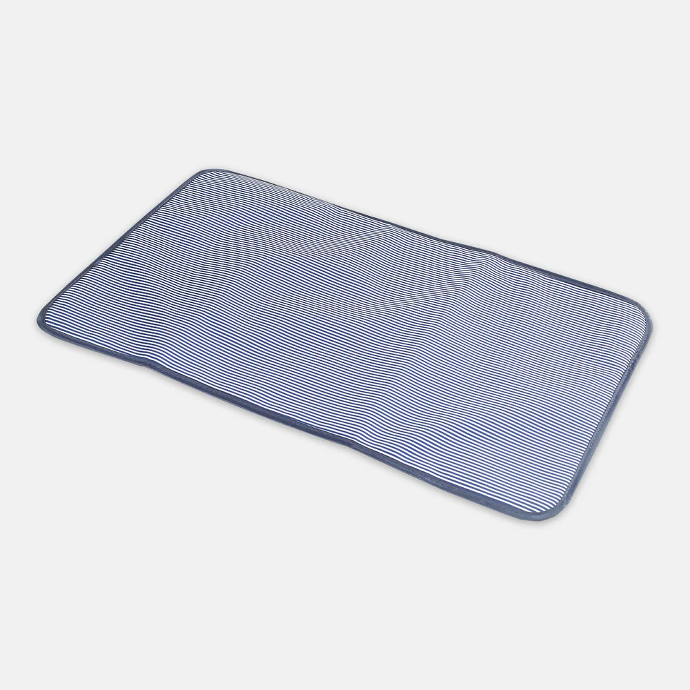 Tinnies Baby Diaper Bag Pack Blue Stripes - Image 5