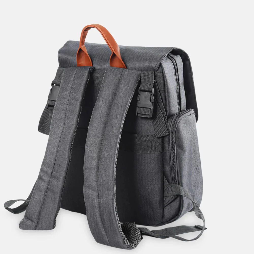 Tinnies Baby Diaper Bag Pack Grey - Image 3