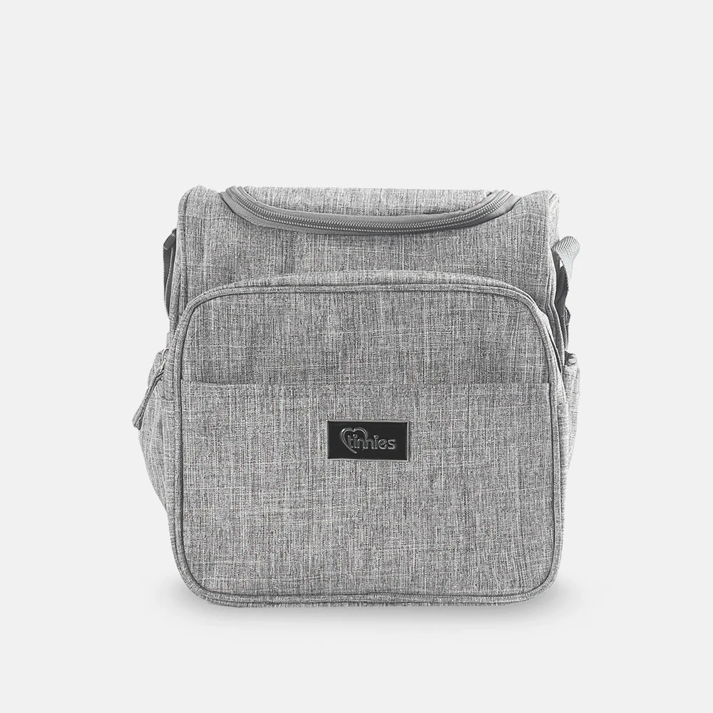 Tinnies Baby Diaper Bag (S) Grey - Image 2
