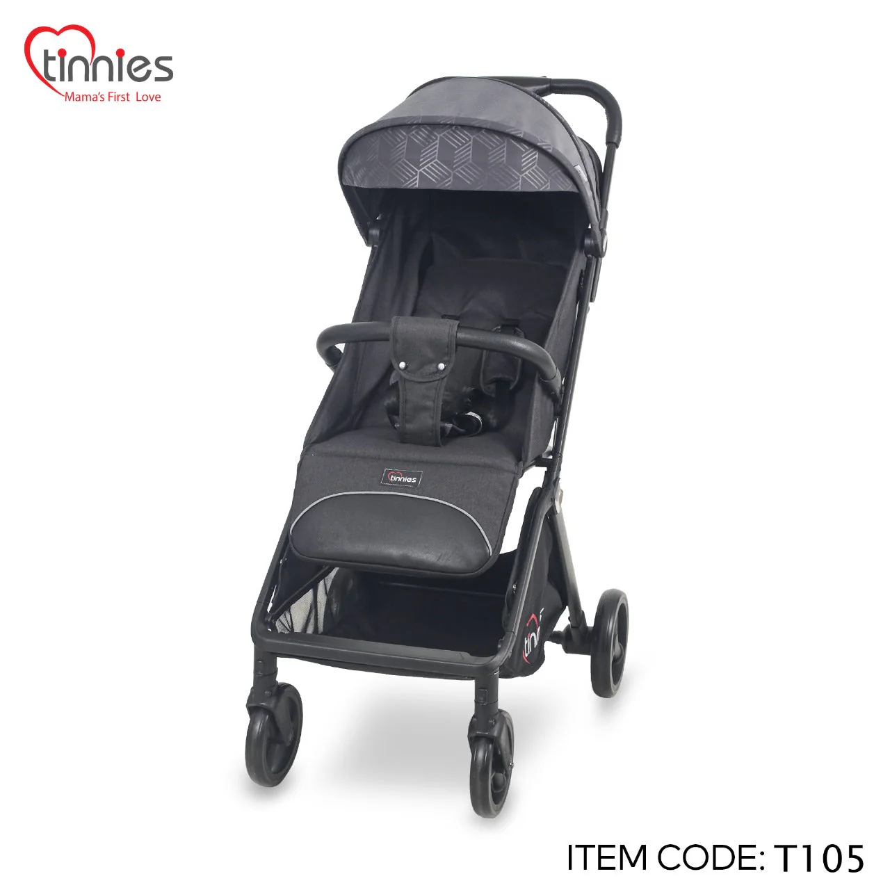 Tinnies Baby Stroller Grey