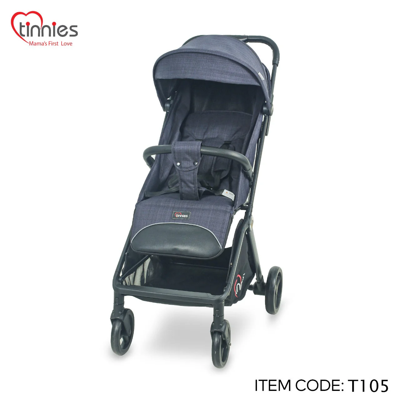 Tinnies Baby Stroller Navy Blue