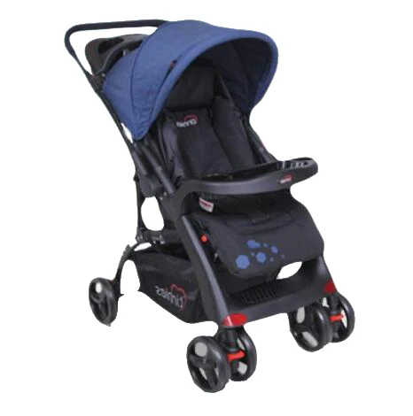 TINNIES BABY STROLLER REVERSIBLE HANDLE ROYAL BLUE