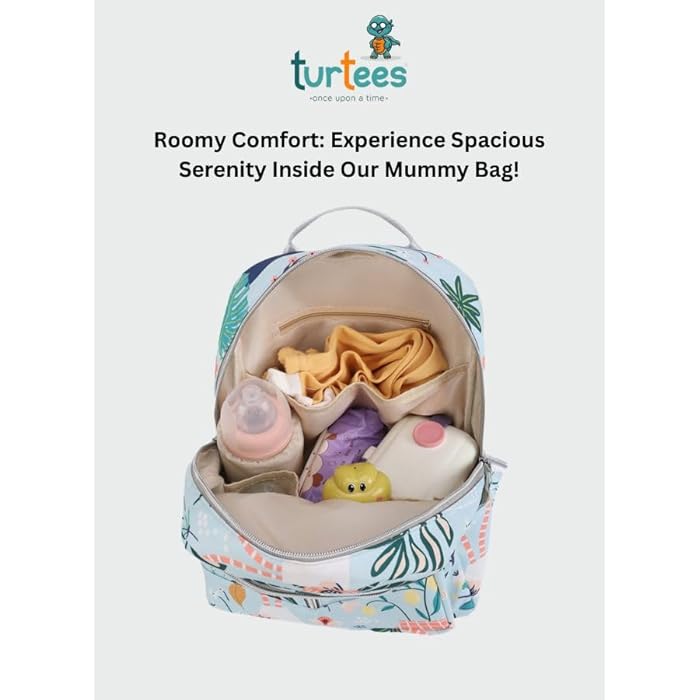 Waterproof Baby Diaper Backpack Flower Pink - Sunshine - Image 6