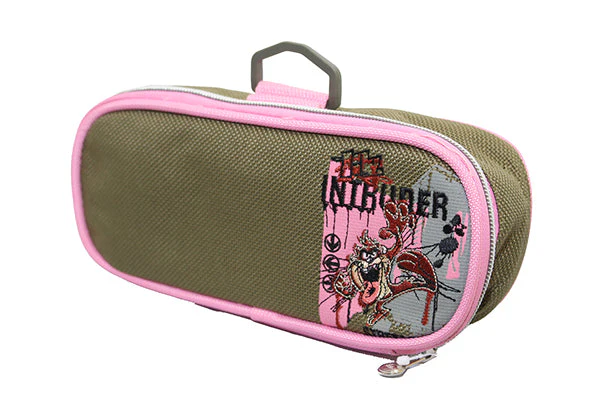 Wb Looney Tunes Taz-Taz Rectangular Pencil Case Pink